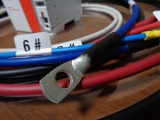 Кабельные перемычки сечением 1,5–180 мм² из ПУГв с обжатыми наконечниками ТМЛ и НКИ.